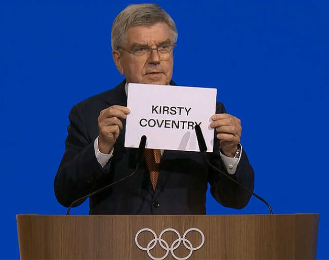 Kirsty Coventry elected 10th IOC President at 144th IOC Session in Greece