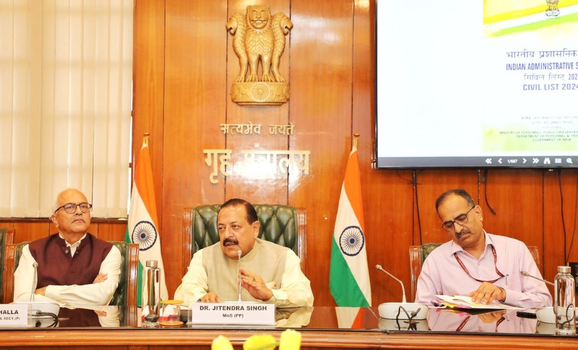Dr. Jitendra Singh, the Union Minister, launched the 69th edition of the e-book Civil List 2024 for IAS officers.
