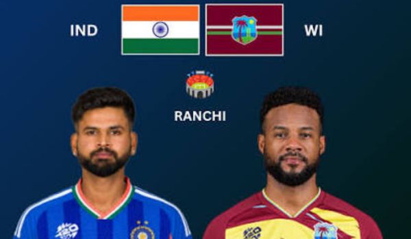 India Set to Take on West Indies in Second T20I in Ranchi Today
