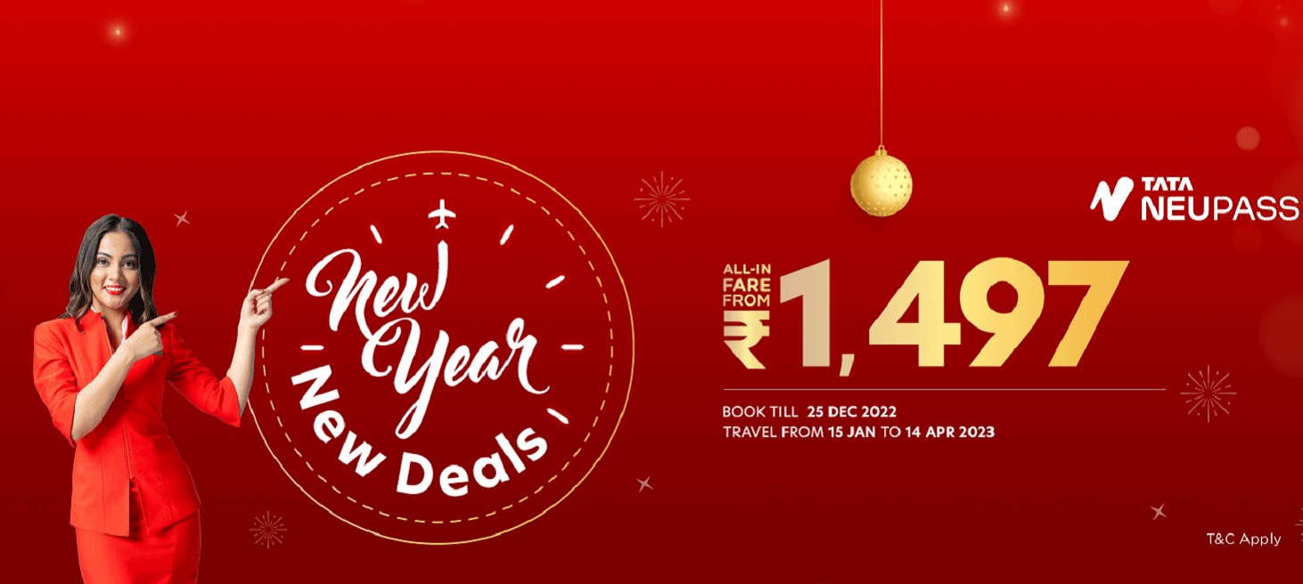 AirAsia India: New Year, New Deals’ Sale