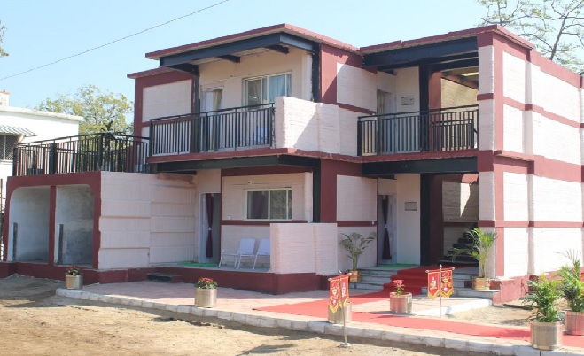Indian Army Inaugurates Two Storey 3-D Printed Dwelling Unit at Ahmedabad