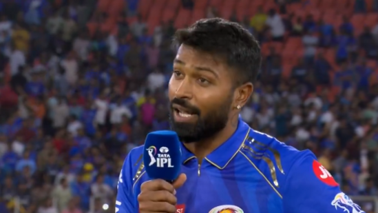 Akash Ambani panics as a bewildered Hardik Pandya nearly collides with him using an IPL robot dog