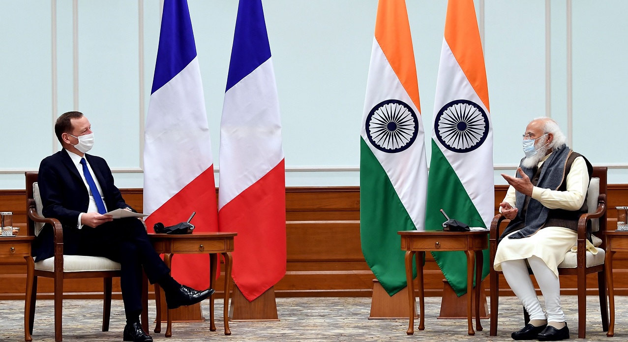 Call on the PM by Mr. Emmanuel Bonne, Diplomatic Advisor to the French President