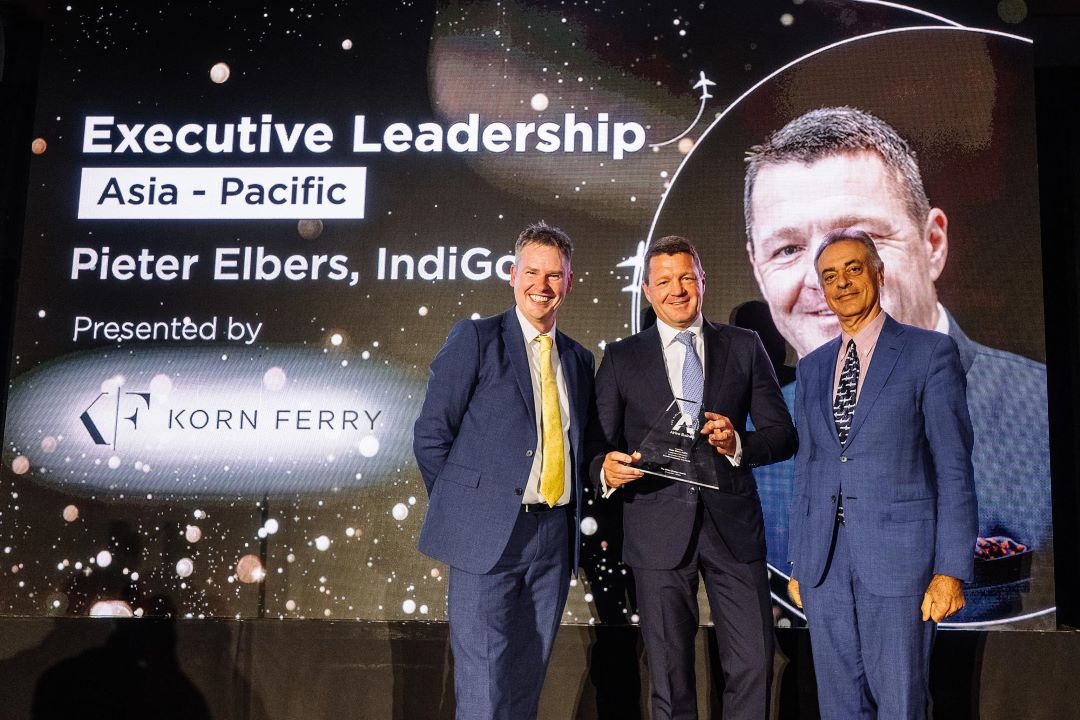 Pieter Elbers, CEO of IndiGo, has been honored with the 'Executive Leadership: Asia Pacific Award' at the 2024 Airline Strategy Awards!