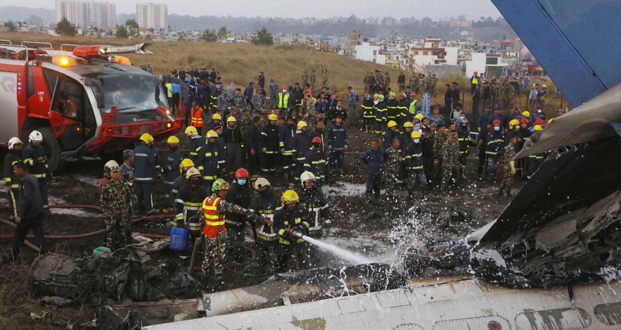 Nepalese rescuers resume search for four missing persons, bodies to be handed one day after the crash