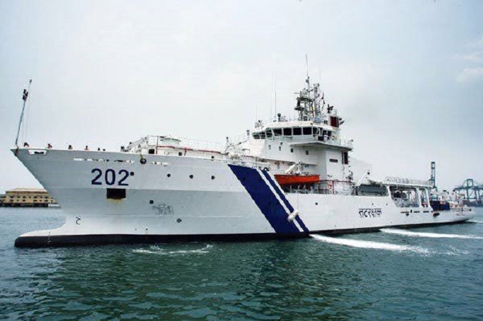 Indian Coast Guard Pollution Control Vessel makes a port call at Muara, Brunei