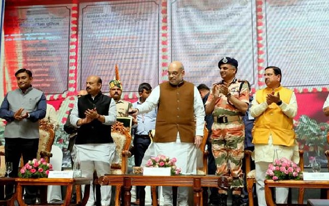 Shri Amit Shah laid the Foundation Stone of CDTI and inaugurated the residential and administrative complexes of ITBP