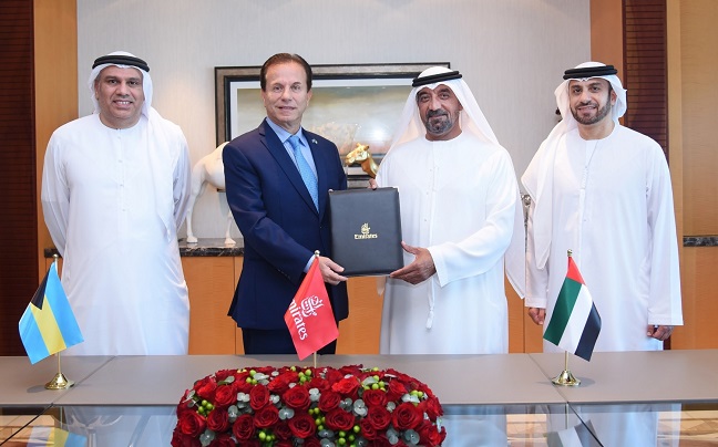 Emirates signs pact to support visitor arrivals to The Bahamas